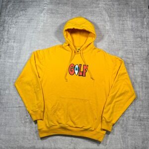 Golf Wang Sweatshirt Mens Medium Yellow Eye Logo Hoodie Hip Hop Streetwear
